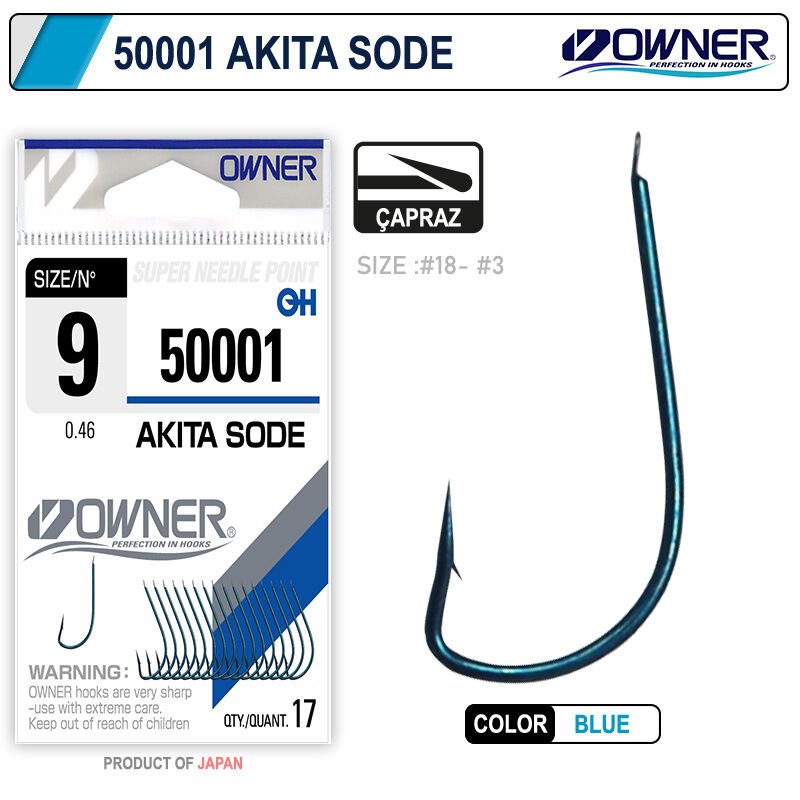 Owner 50001 Akita Sode Blue İğne 12
