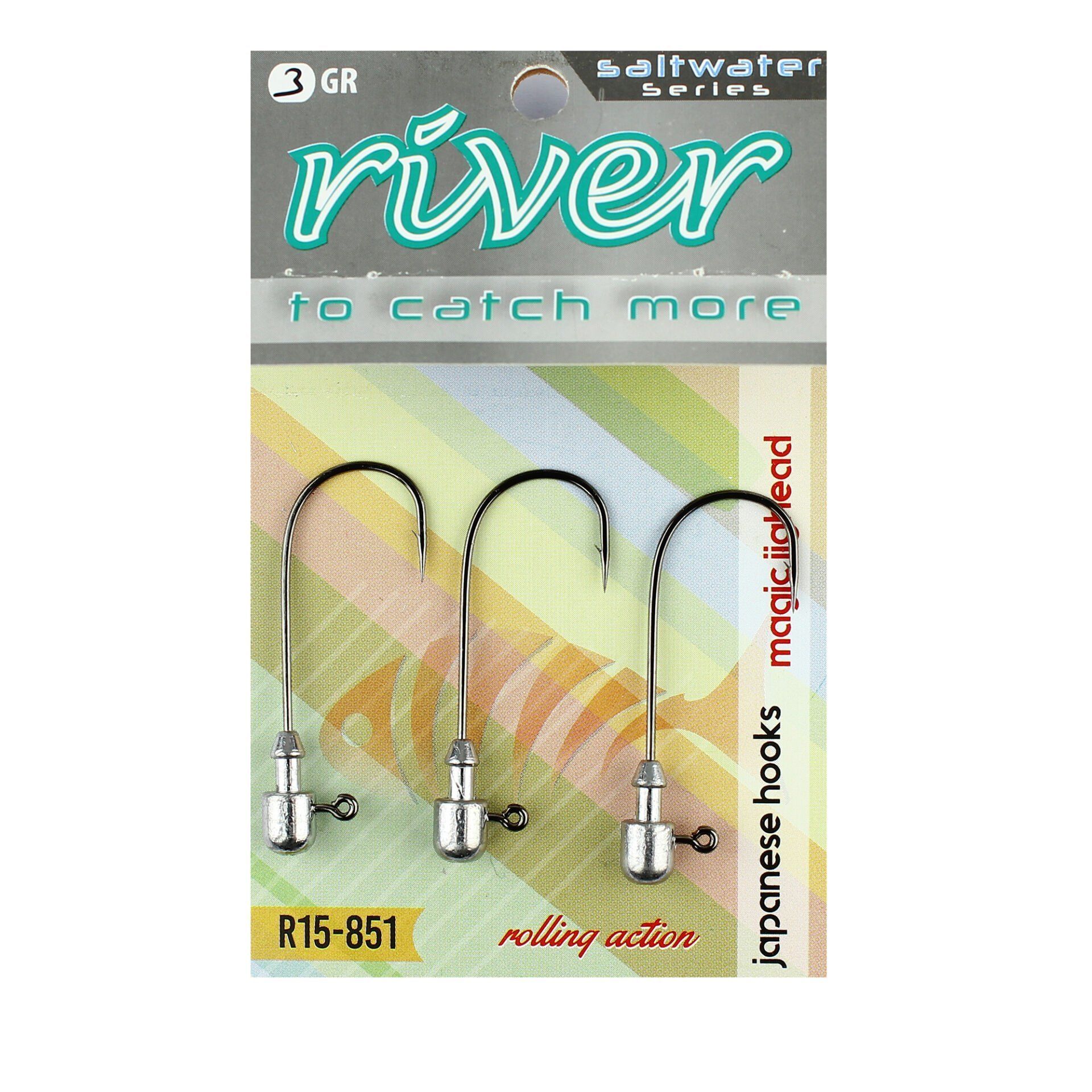 River Magic Jig Head 3P 10 GR