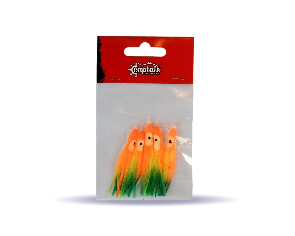 Captain 3593 Octopus Pride 5cm Ahtapot Sübye 5'li Paket Suni Yem 084