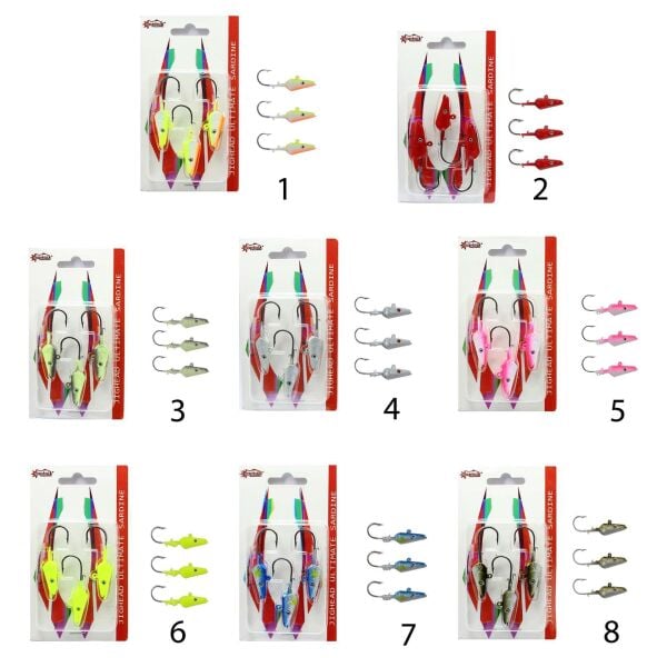 Captain 6457 Jig Head 15gr Ultimate Sardine 3lü Set