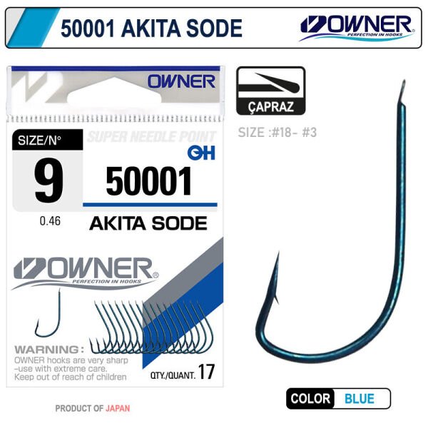 Owner 50001 Akita Sode Blue İğne 4
