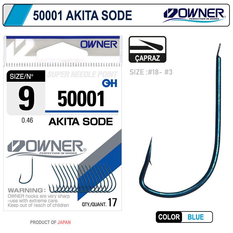 Owner 50001 Akita Sode Blue İğne 5