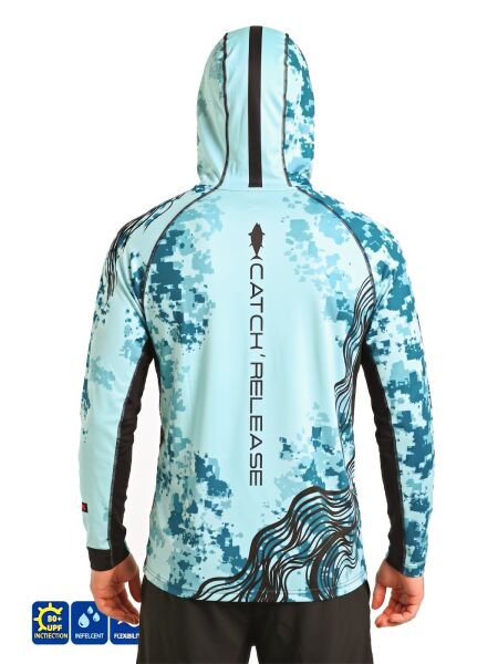 Fujin Relax S26 T-Shirt BuffHoodie Mint Black
