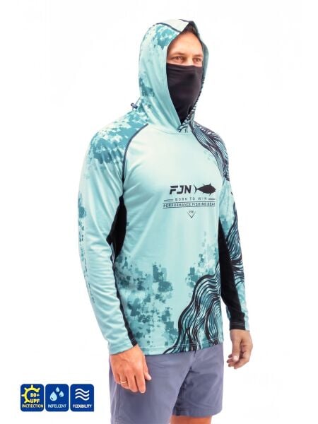 Fujin Relax S26 T-Shirt BuffHoodie Mint Black