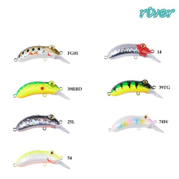 River Naughty Frog 50F 5cm  8.2gr  0.5m 39RBD