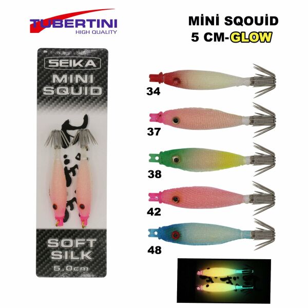 Seika Mini Squid Soft Silk 5,0 Cm 2li 37