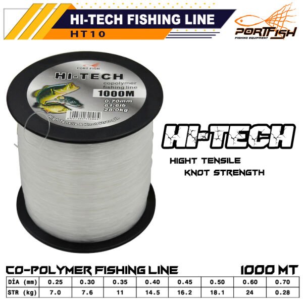 Portfish Hi-Tech 1000 mt Bobin Misina 0,70