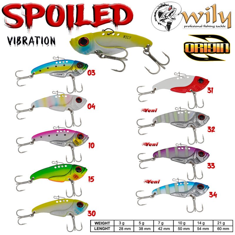 Wily Spoiled Vibrasyon Jig 5 gr 3.8 cm 33