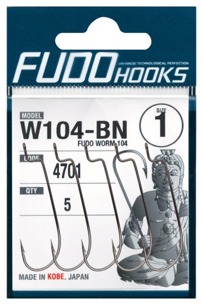 Fudo 4701 Fudo Worm 104 Black Nikel İğne