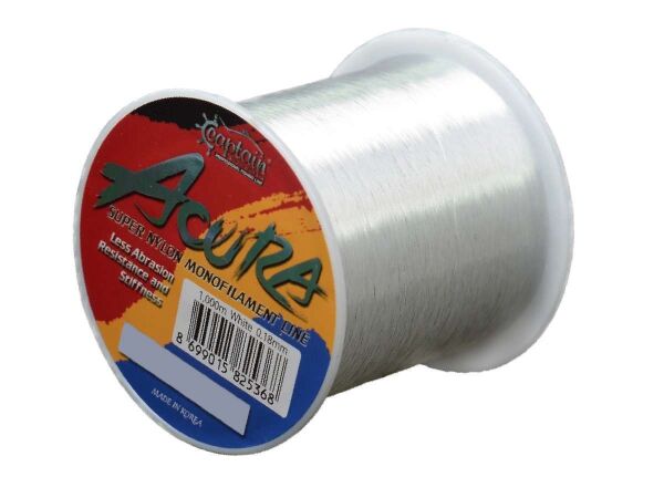 Captain Acura 1000mt Monofilament Misina Beyaz Standart - 0.45 MM