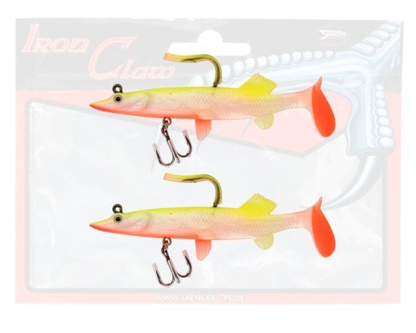 Captain 3583 Kingdom Areo TPA Soft 10cm Turna Silikonu 2'li Suni Balık 1