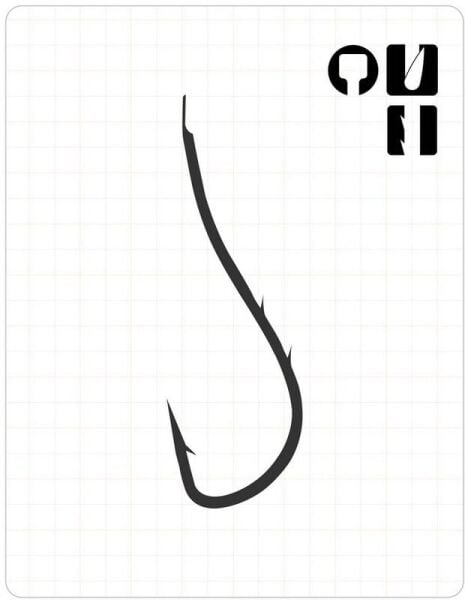 Fudo 2901 Ryusen Çift Tirnak Black Nikel İğne 2/0