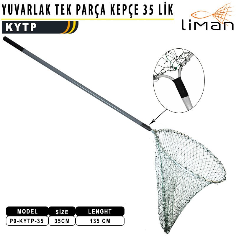 Liman Yuvarlak Tek Parça Misina Kepçe 35 lik - 135 cm