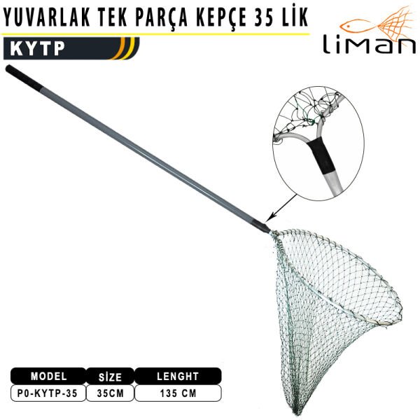 Liman Yuvarlak Tek Parça Misina Kepçe 35 lik - 135 cm