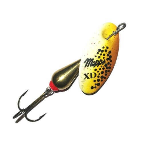 Mepps Xd Tri Fluo Olta Kaşığı KAHVERENGİ BENEKLİ - NO:0
