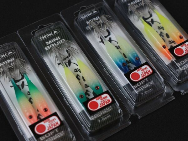 Seika Mini Squid Soft Trasparent 7,5Cm Kalamar Zokası #102