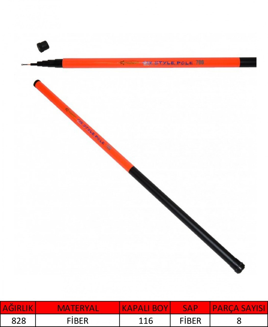 Captain 1055 Cix Style Pole Göl Kamışı 800 cm