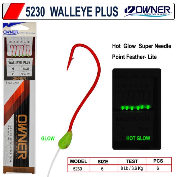 Owner 5230 Ghost Leader Walleye Plus Hazır Takım 6