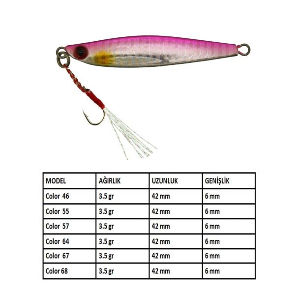 Aqua Salty Zero Jig 3.5 gr - 67
