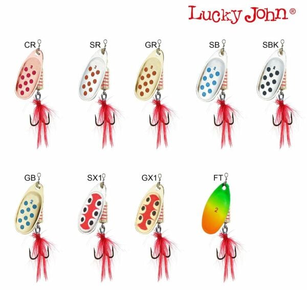 Lucky John Spin X Round Döner Kaşık 3.5 Gr No:1 SX1
