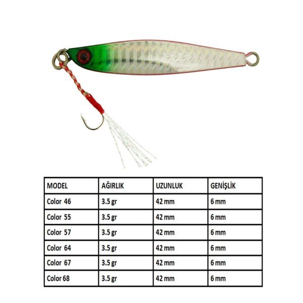 Aqua Salty Zero Jig 3.5 gr - 64