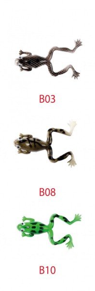 Mutant 3599 Killer Frog 6cm 3'lü Silikon Kurbağa Suni Yem B08