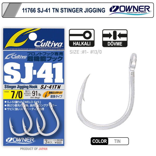 Owner 11766 Stinger Jig İğnesi 11-0