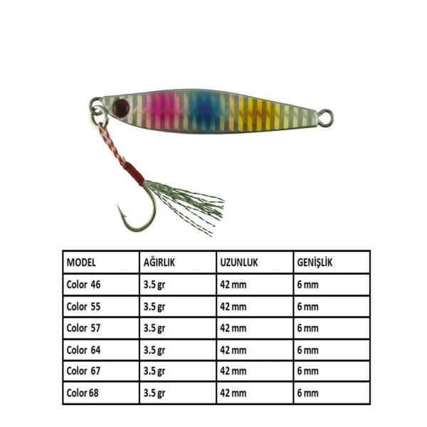 Aqua Salty Zero Jig 3.5 gr - 55