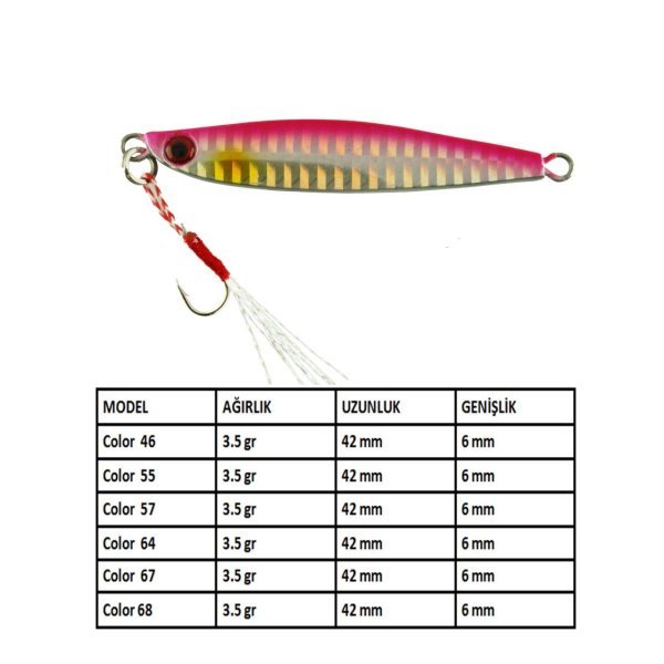 Aqua Salty Zero Jig 3.5 gr - 68