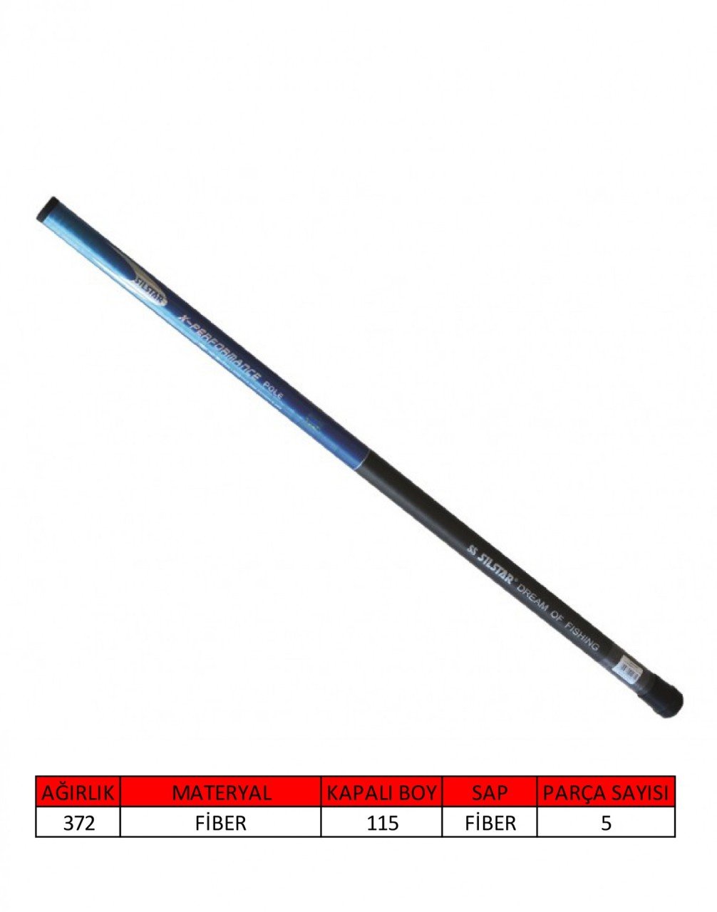 Silstar 3001 XPerformance Pole Blue Göl Kamışı 500 cm