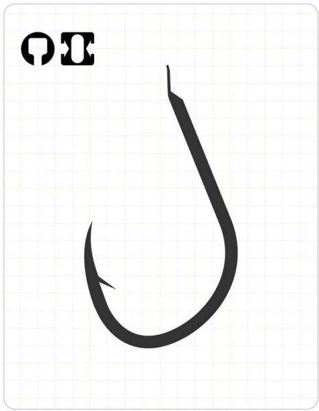 Fudo 1701 Iseama Black Nikel İğne 1/0