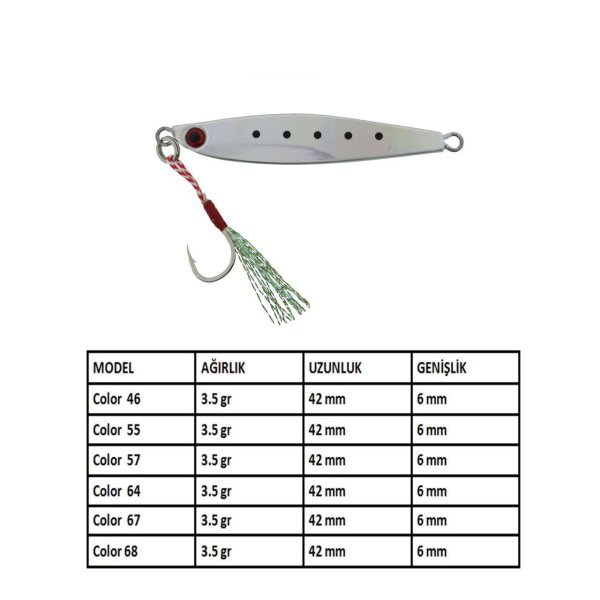 Aqua Salty Zero Jig 3.5 gr - 46