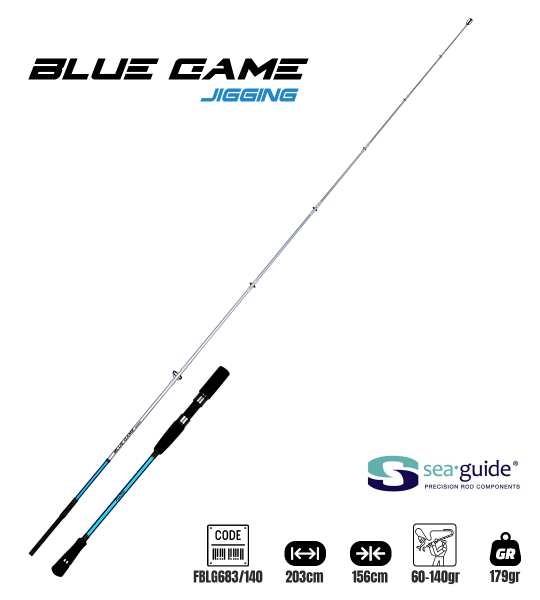 Fujin BlueGame Jigging 203cm 60-140gr Jig Kamışı