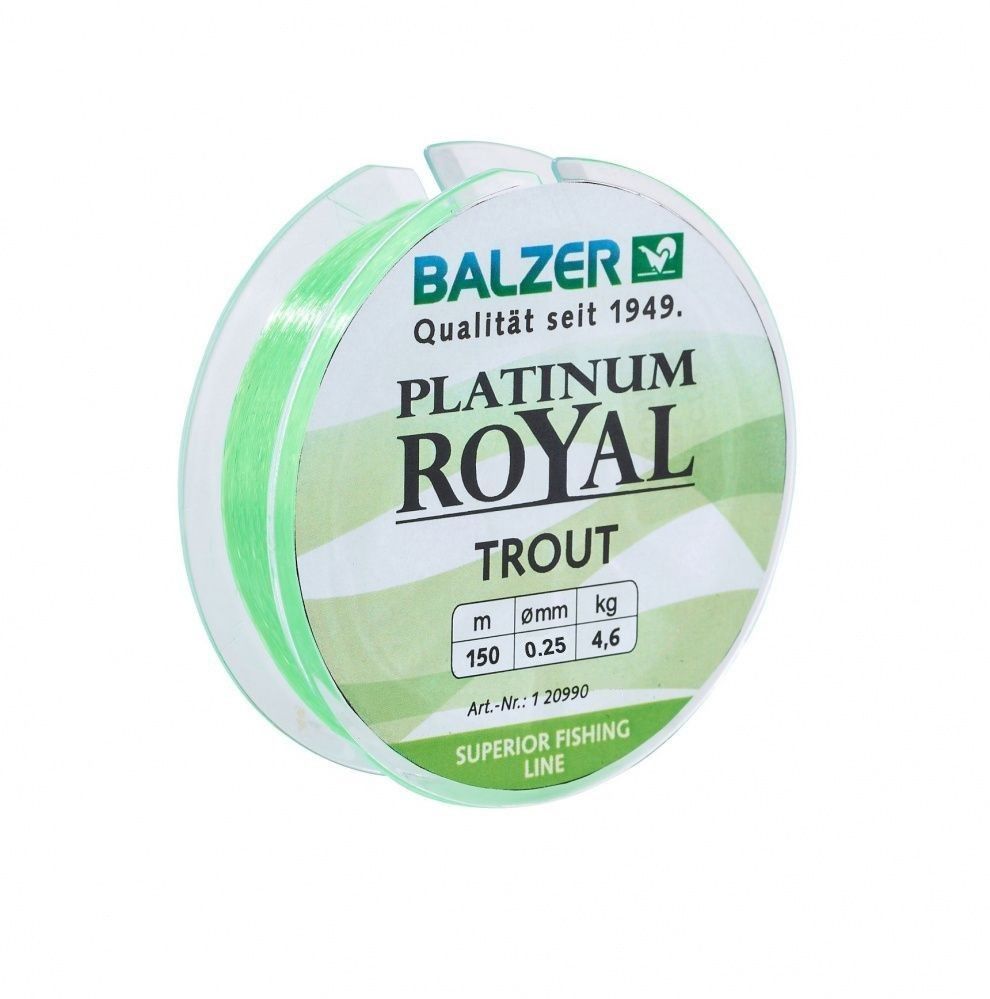 Balzer 12099 Platinum Trout Misina 150mt Chartrush 0.25 mm