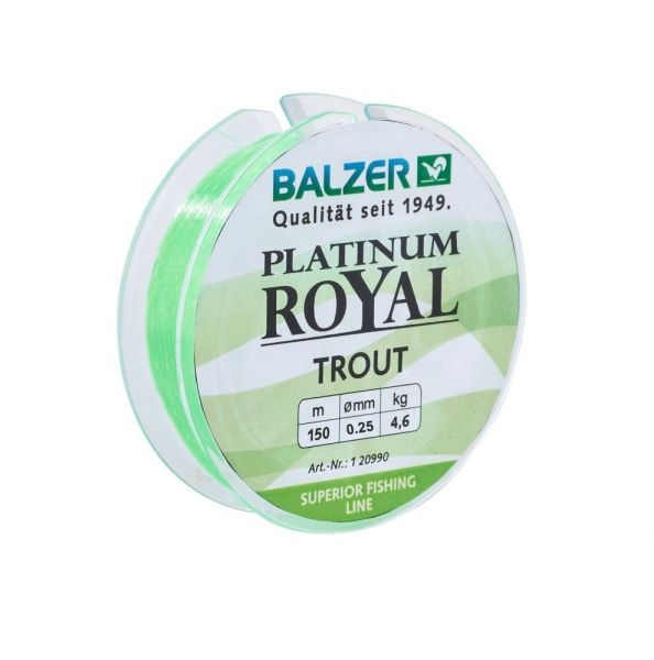 Balzer 12099 Platinum Trout Misina 150mt Chartrush 0.25 mm