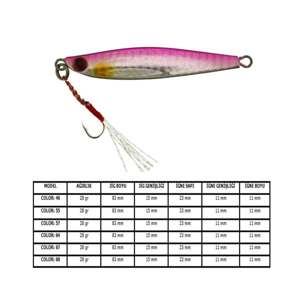 Aqua Salty Zero Jig 28 gr - 67