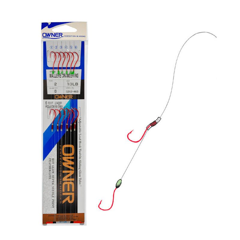Owner 5212 Walleye Crawler Rig Hazır Takım 4