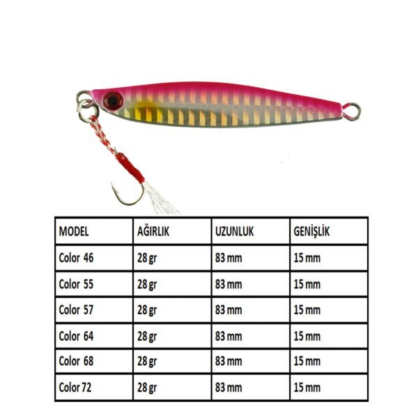 Aqua Salty Zero Jig 28 gr - 68