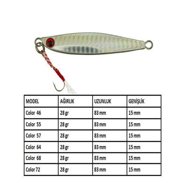 Aqua Salty Zero Jig 28 gr - 57