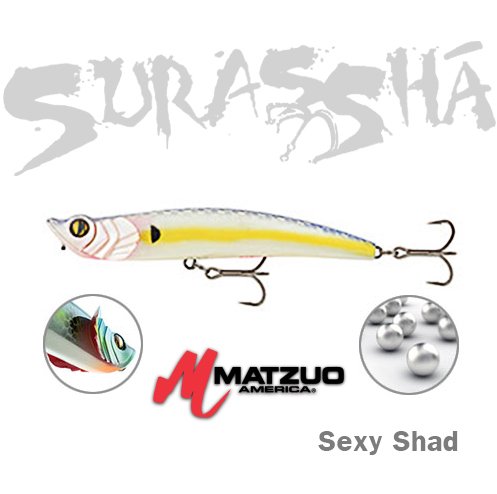 SURASSHA TOPWATER 10,8 CM - SEXY SHAD
