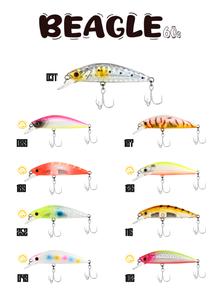 Fujin Beagle 6cm 6.5gr Maket Balık