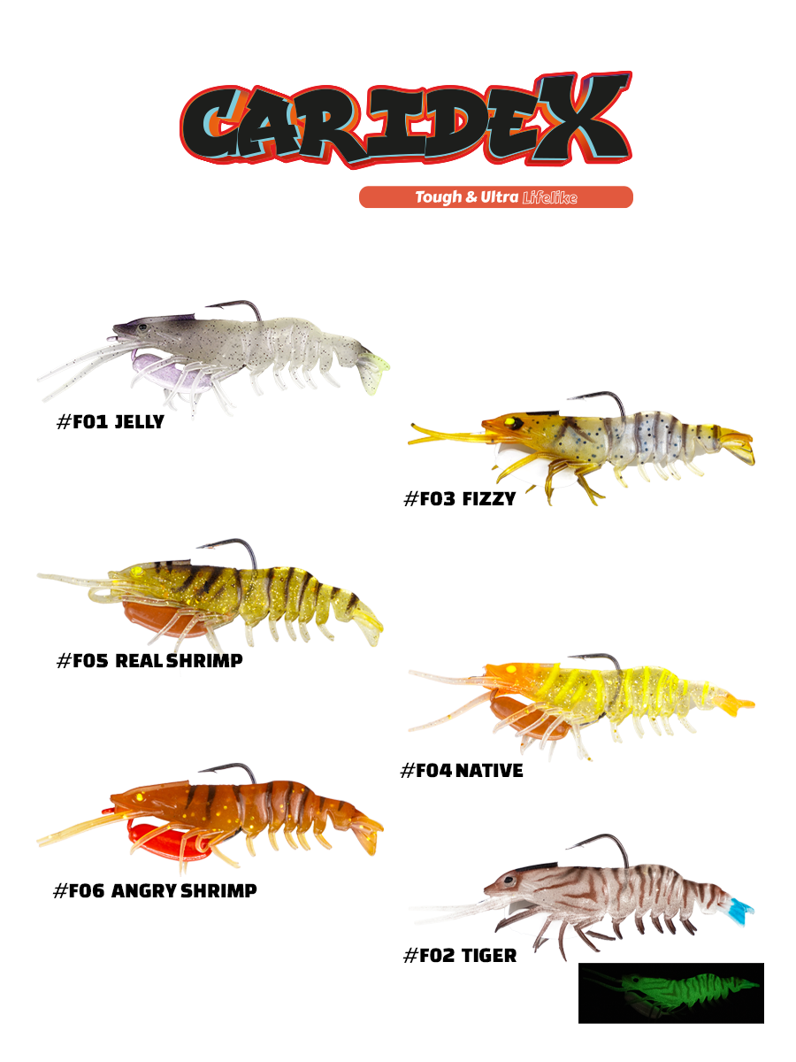 Fujin Caridex 65mm 6.3gr Silikon Karides 