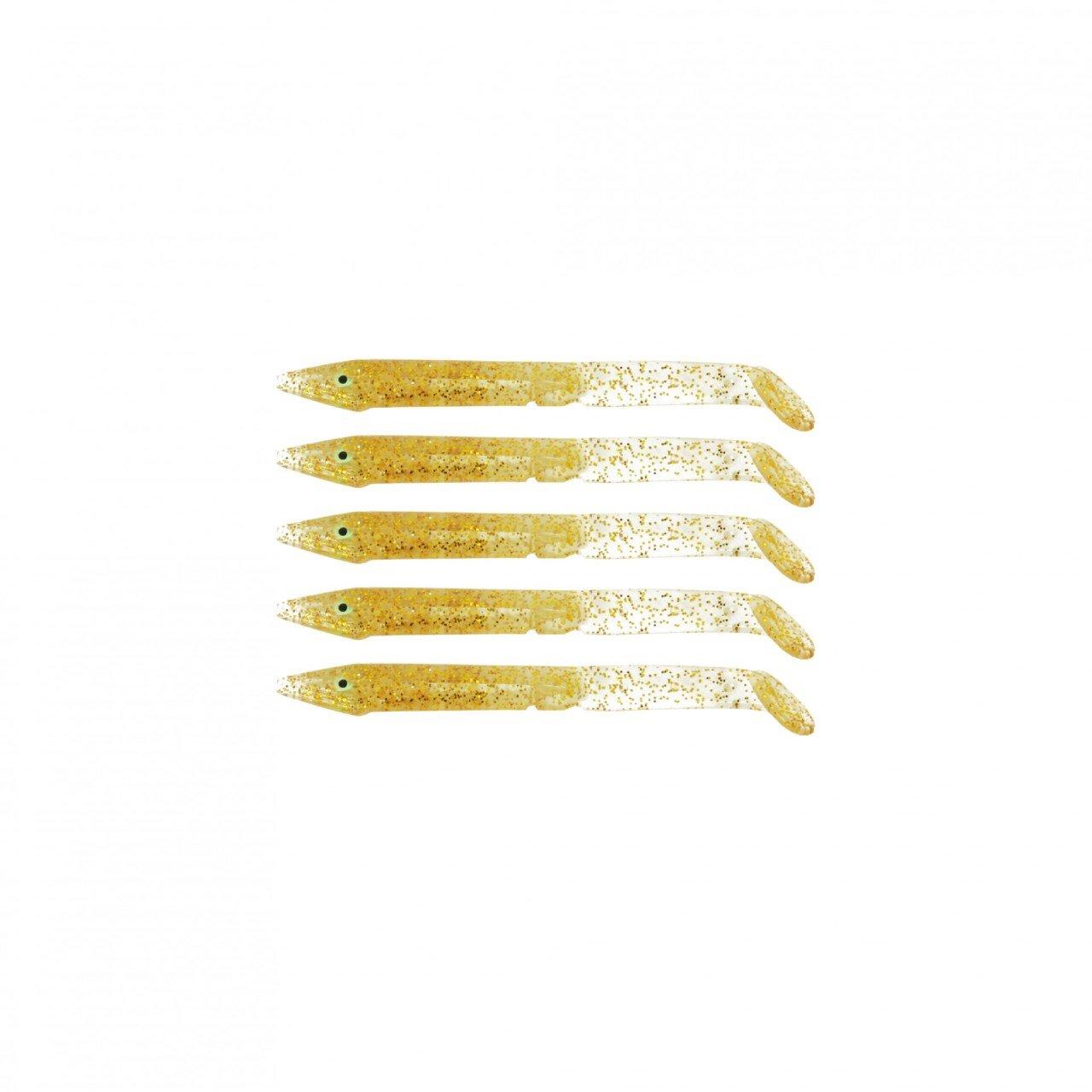 Captain 3598 Elegant 10cm Silikon Zargana 5'li Paket Suni Yem 10
