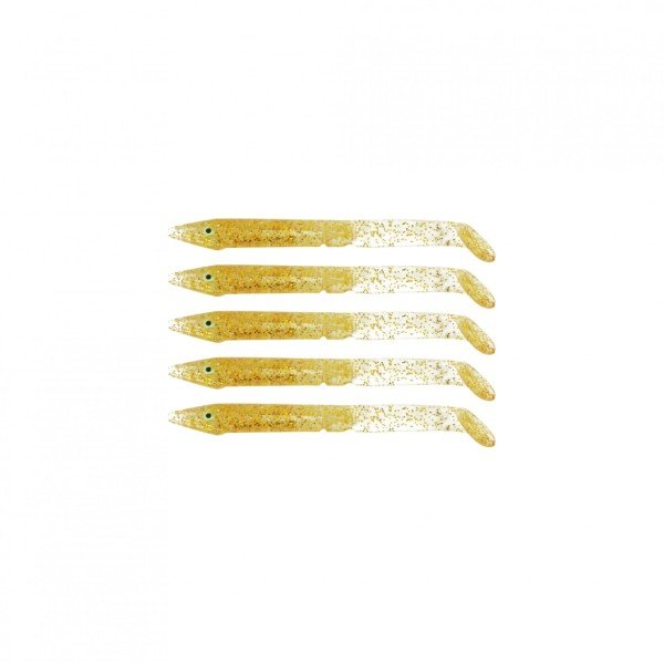 Captain 3598 Elegant 10cm Silikon Zargana 5'li Paket Suni Yem 10