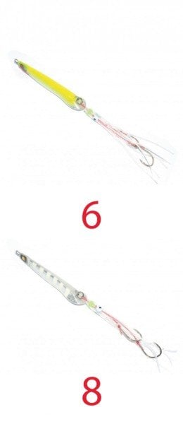 Hayabusa FS 413 Jack Eye Kick Tail 60gr Light Jig  Suni Yem