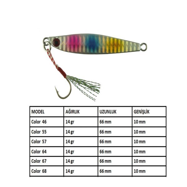 Aqua Salty Zero Jig 14 gr - 55