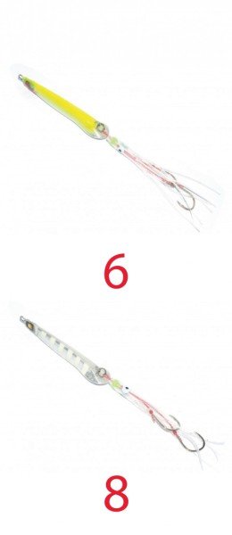 Hayabusa FS 413 Jack Eye Kick Tail 60gr Light Jig  Suni Yem 6