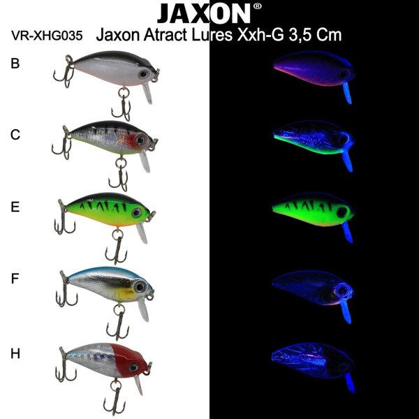 Jaxon Atract Lures Xxh-G 3,5 Cm H
