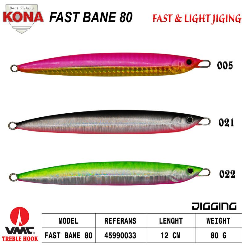 Kona Fast Bane Jig 80 gr 22