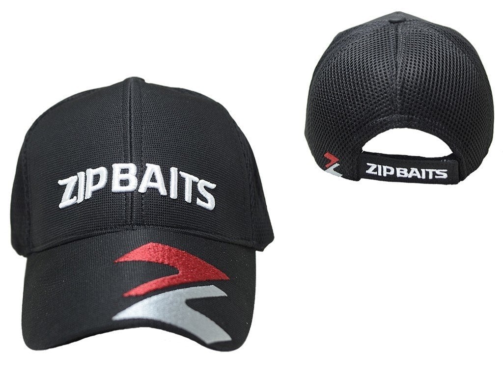 Zipbaits Şapka Nakış Logolu Japon Stil Lüx Sperlikli Siyah